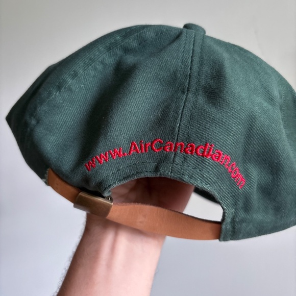 RARE Air Canadian Virtual Airline flight simulator baseball cap green strapback - Picture 5 of 7